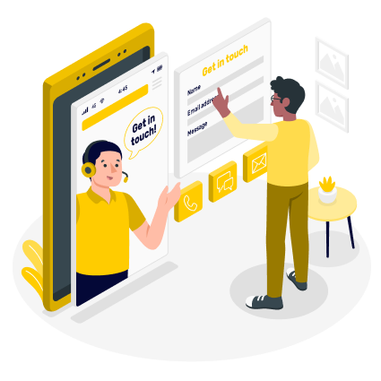 Get in touch illustration